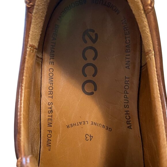 Ecco Mens Derby Dress‎ Shoe Size 10 Academia Comfort Career Business Office Wear main image 4